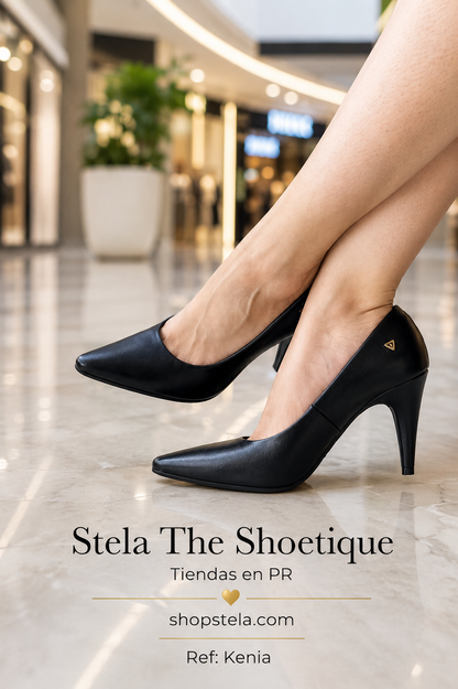 Kenia black heel