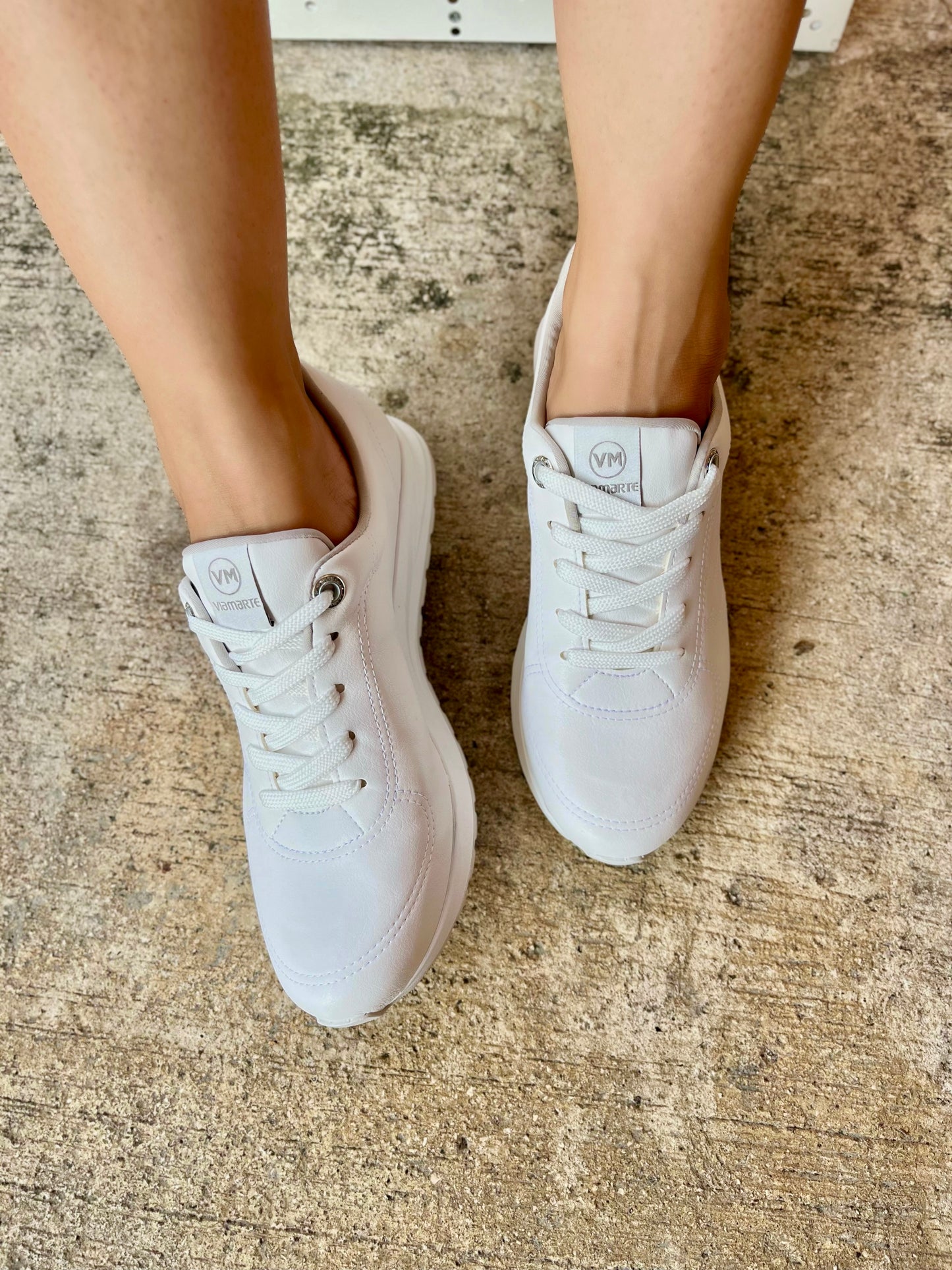 Cleo White Low Sneaker