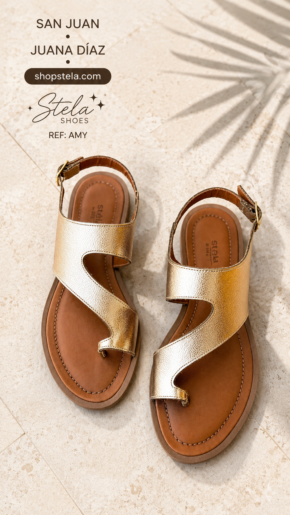 Amy gold flat 6,8