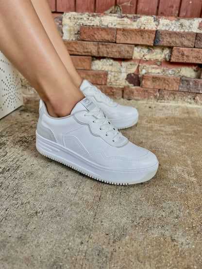 Dalila White Grey Sneaker