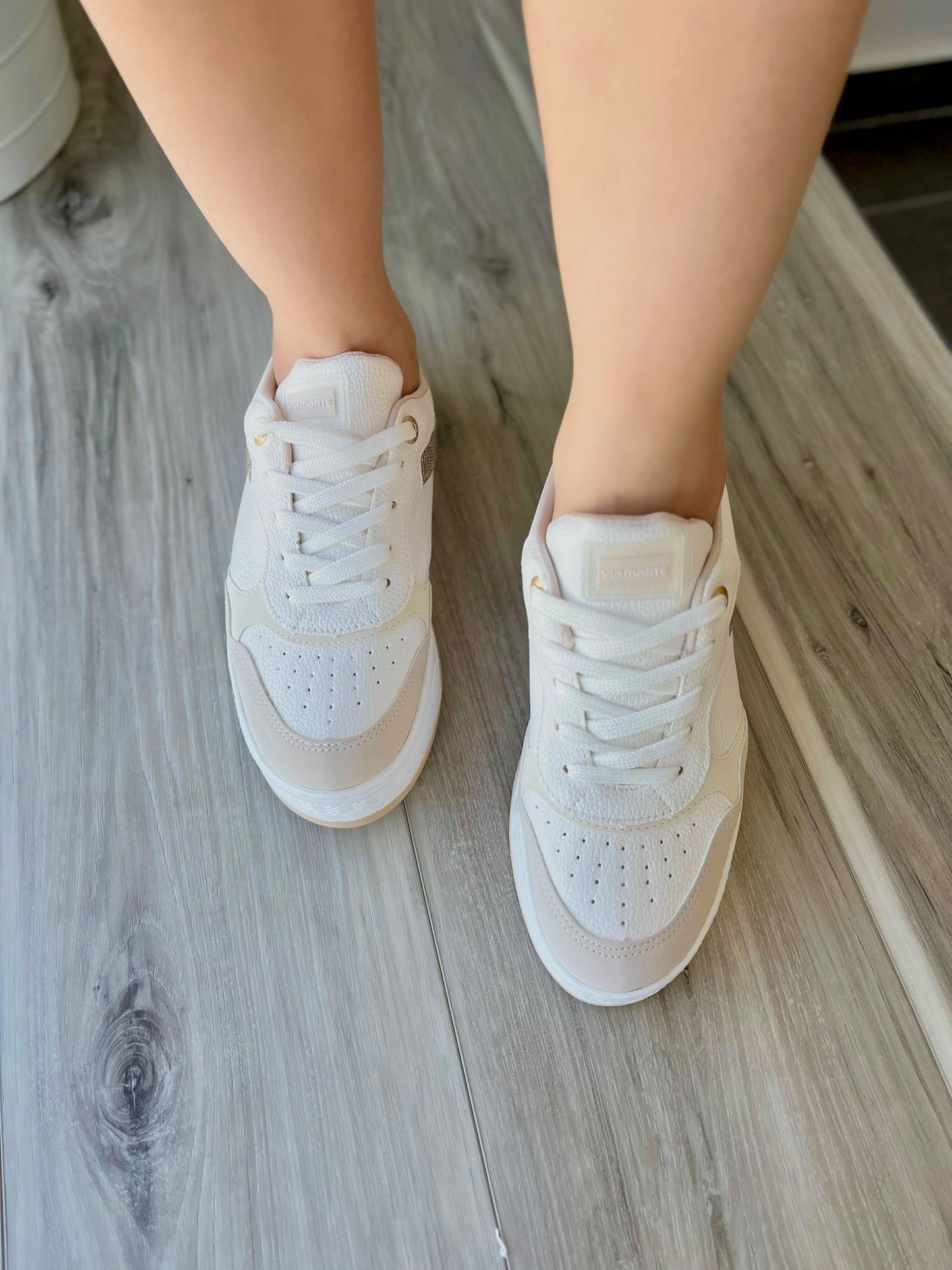 Ninna beige sneaker - Stela The Shoetique