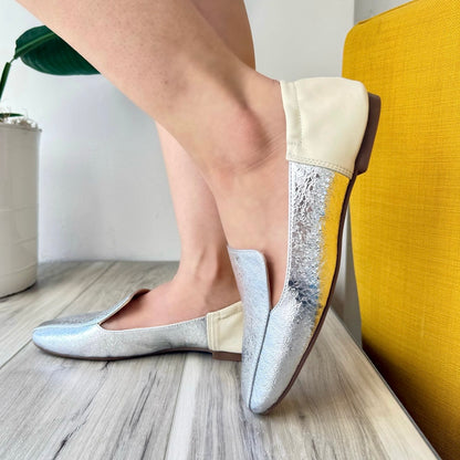 Dani silver loafer