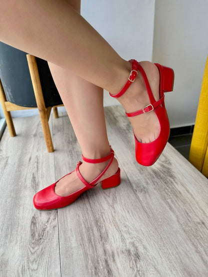 Cailin Red Heel size 9