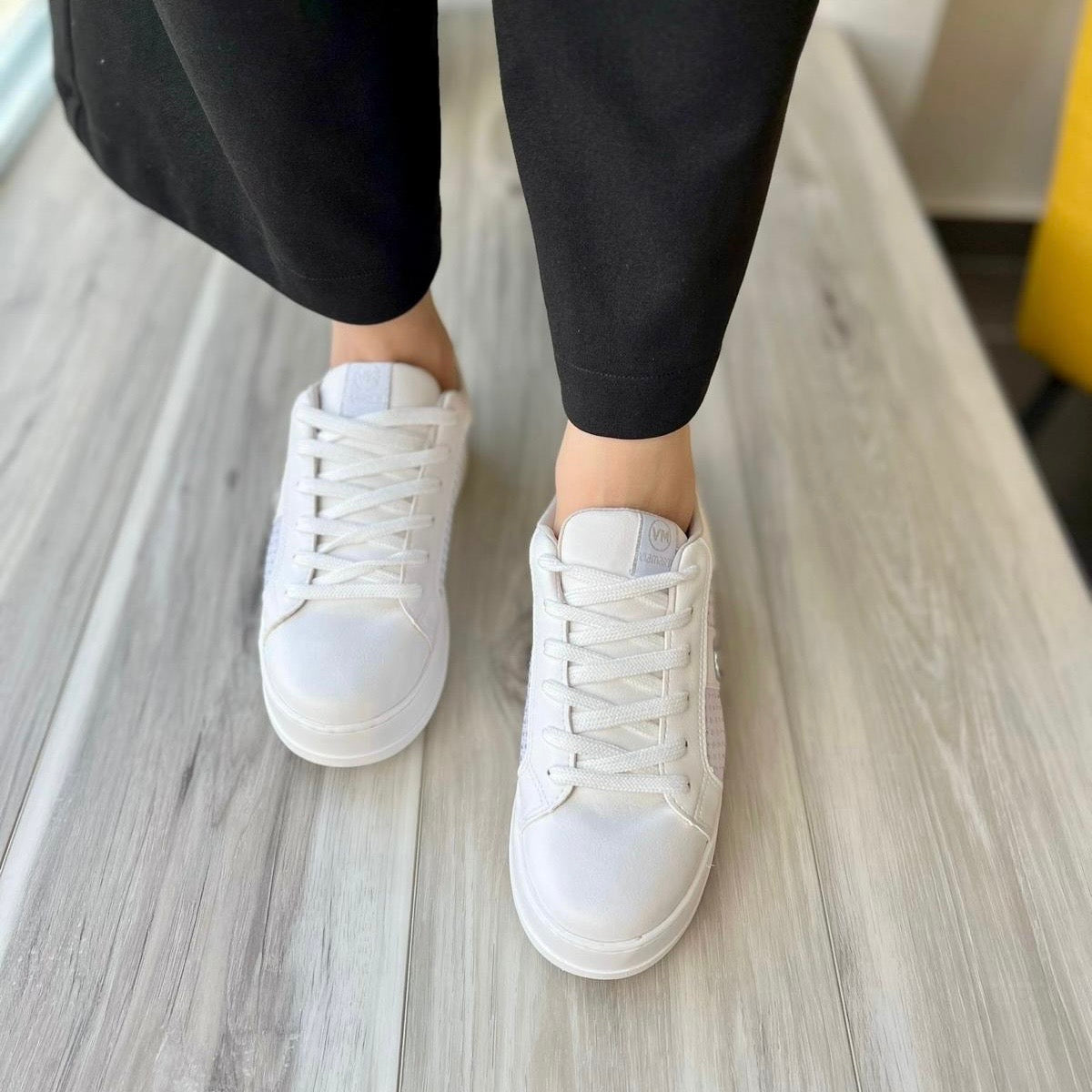 Mara White Sneaker - Stela The Shoetique