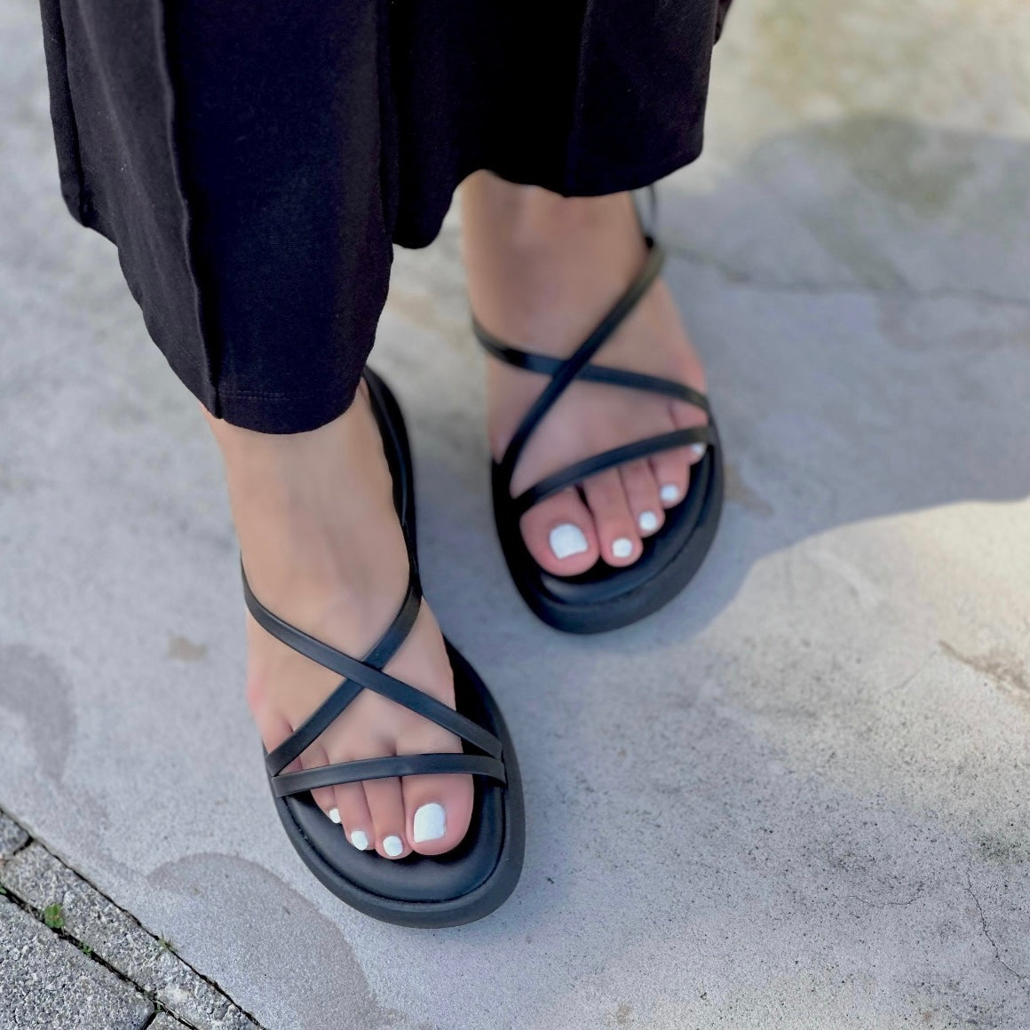 Zara black flat - Stela The Shoetique