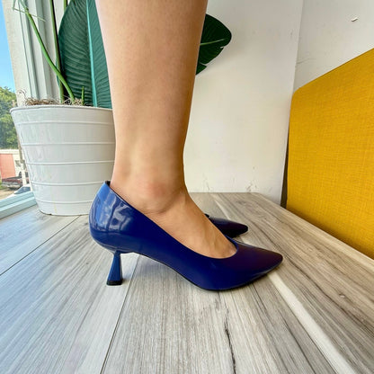 Karly navy heel 7,8