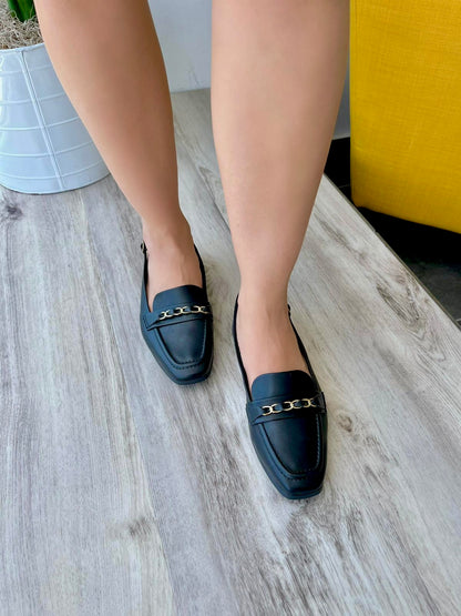 Evie black slingback