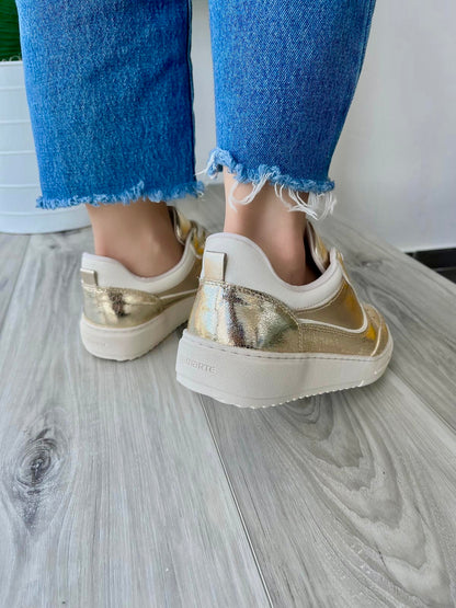 Sarai gold sneaker