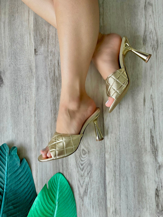 Elsa Gold Heel