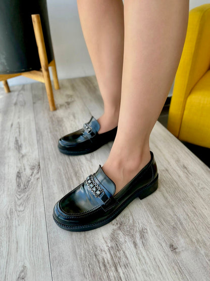 Ari black loafer - Stela The Shoetique