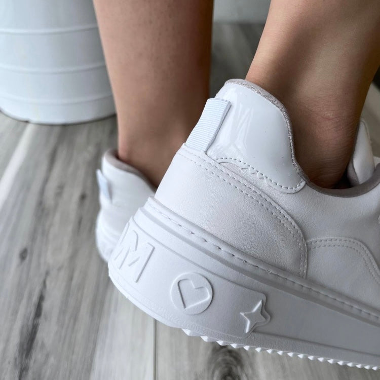 Daniela white sneaker - Stela The Shoetique