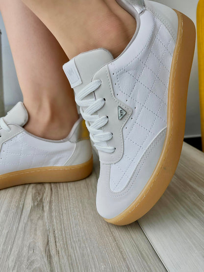 Yari white beige sneaker - Stela The Shoetique