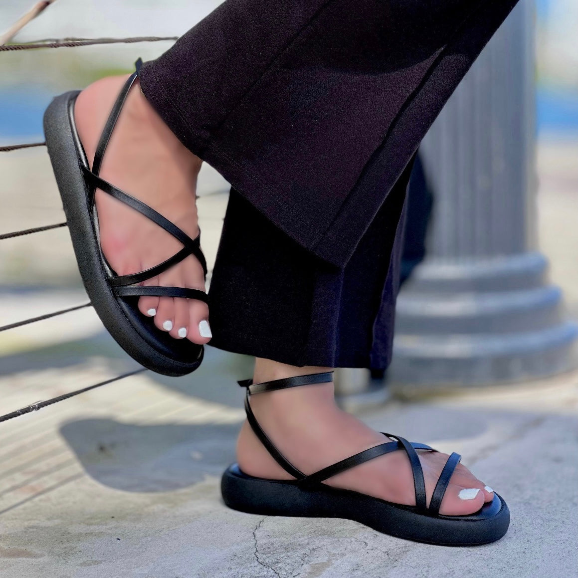 Zara black flat - Stela The Shoetique