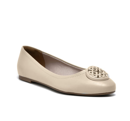 Amanda beige ballerina - Stela The Shoetique