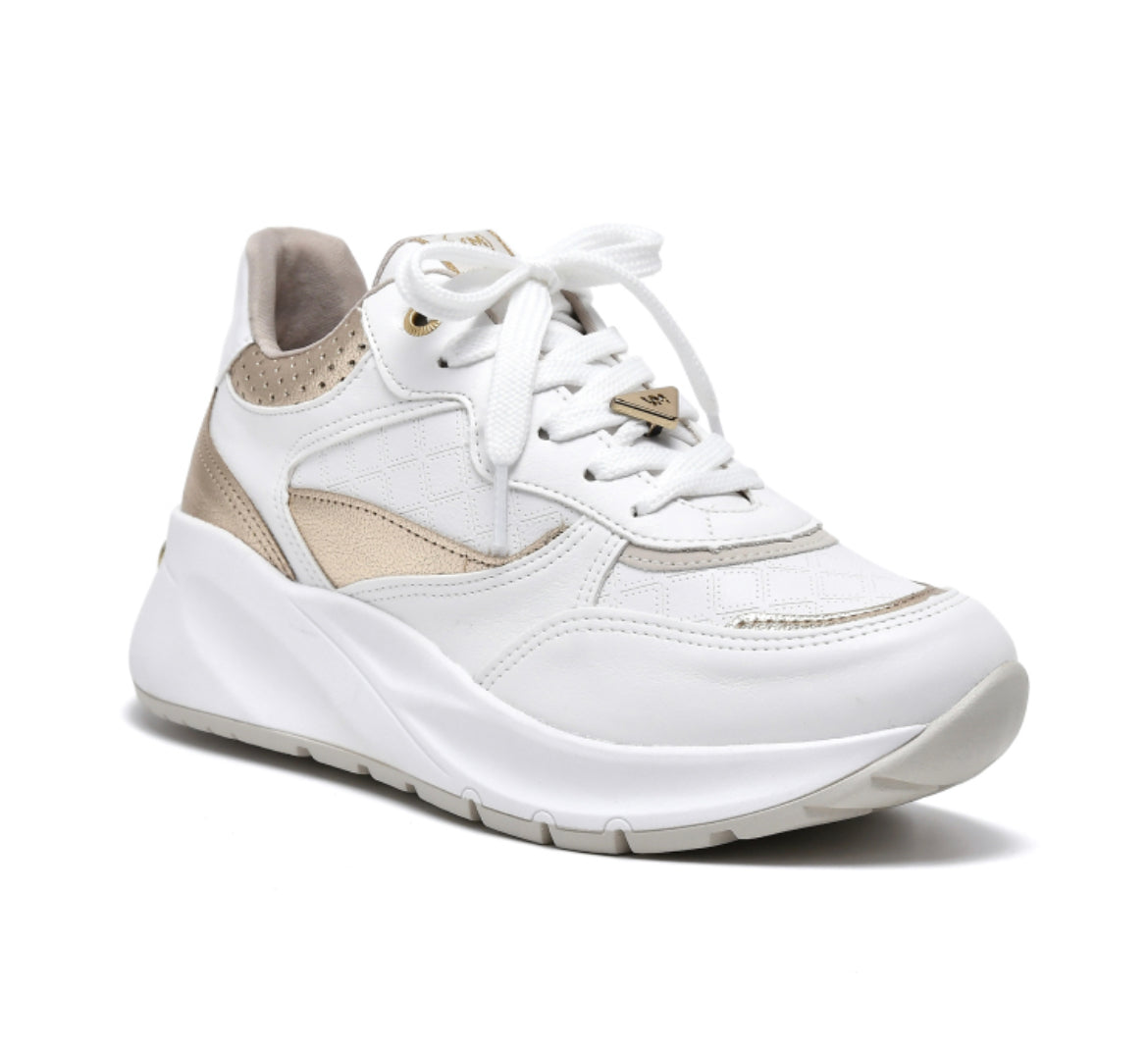 Alaia white/gold sneaker