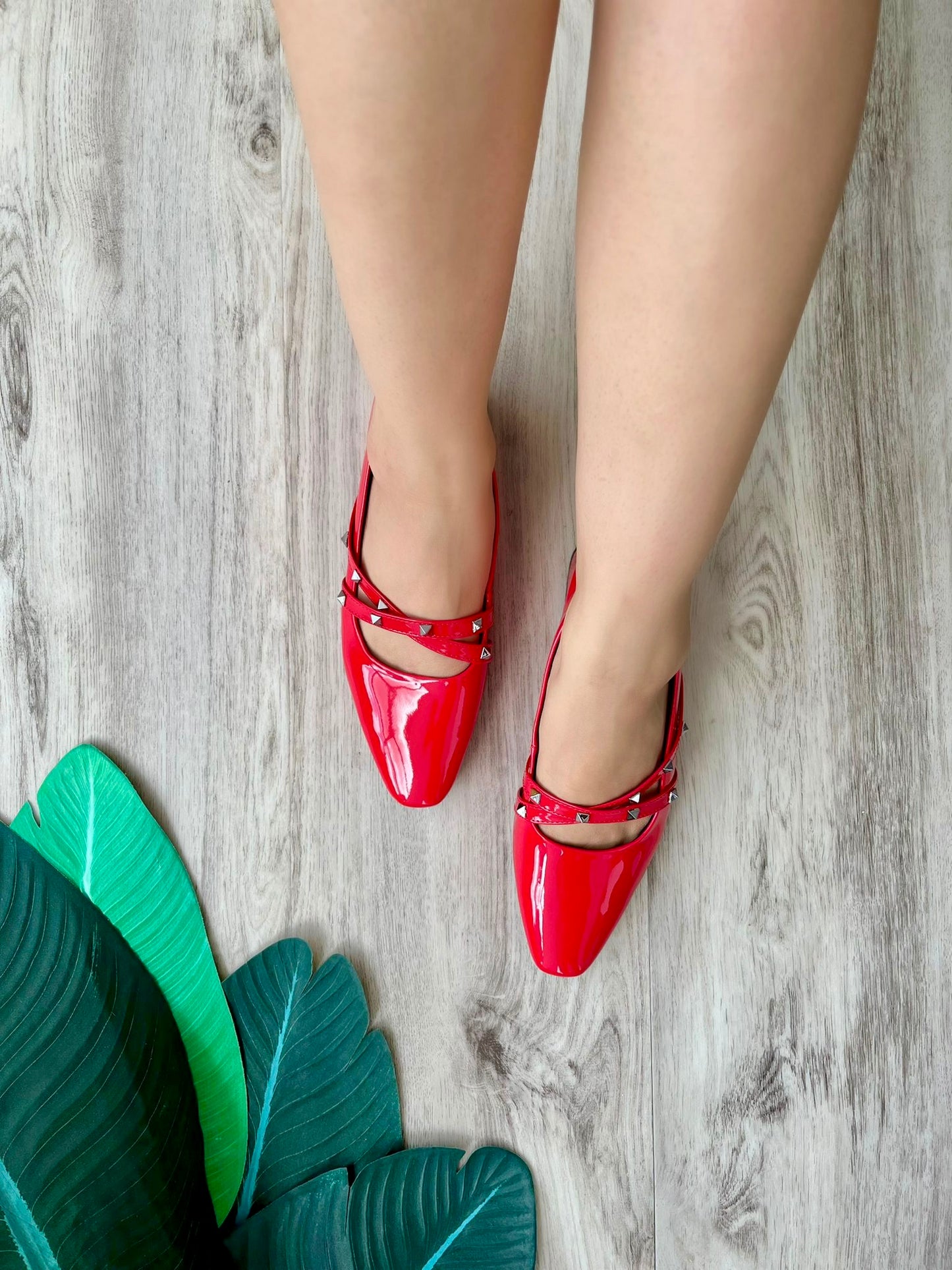 Sasha red slingback