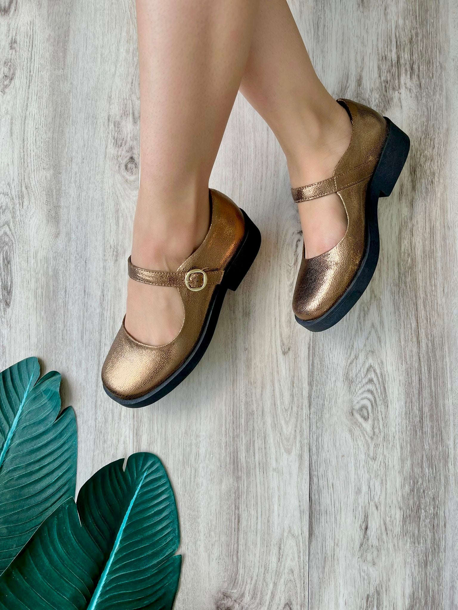 Nikita bronze loafer 7,8 - Stela The Shoetique