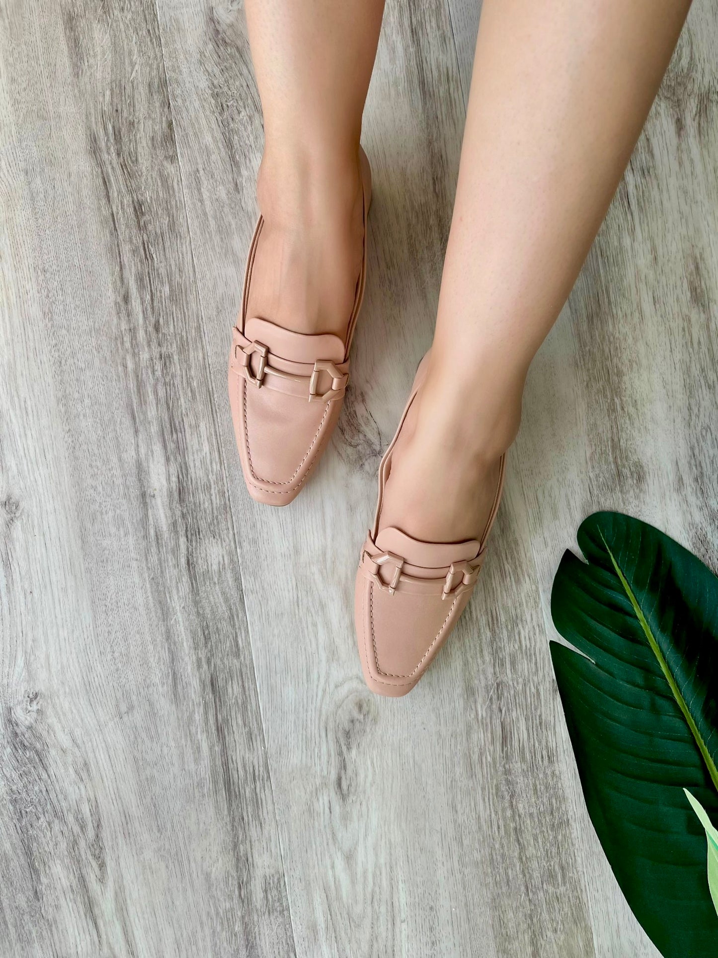 Amber pointed toe beige heel - Stela The Shoetique