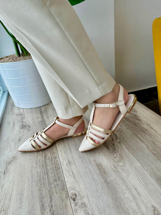 Kamila off white - Stela The Shoetique