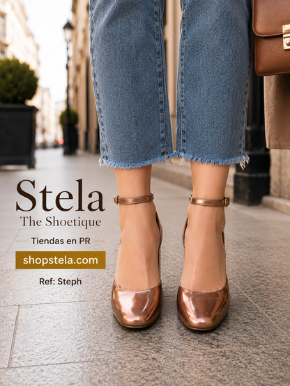 Steph bronze heel 9,10