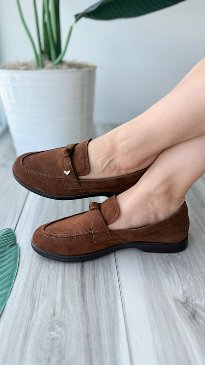 Freya dark camel topsider