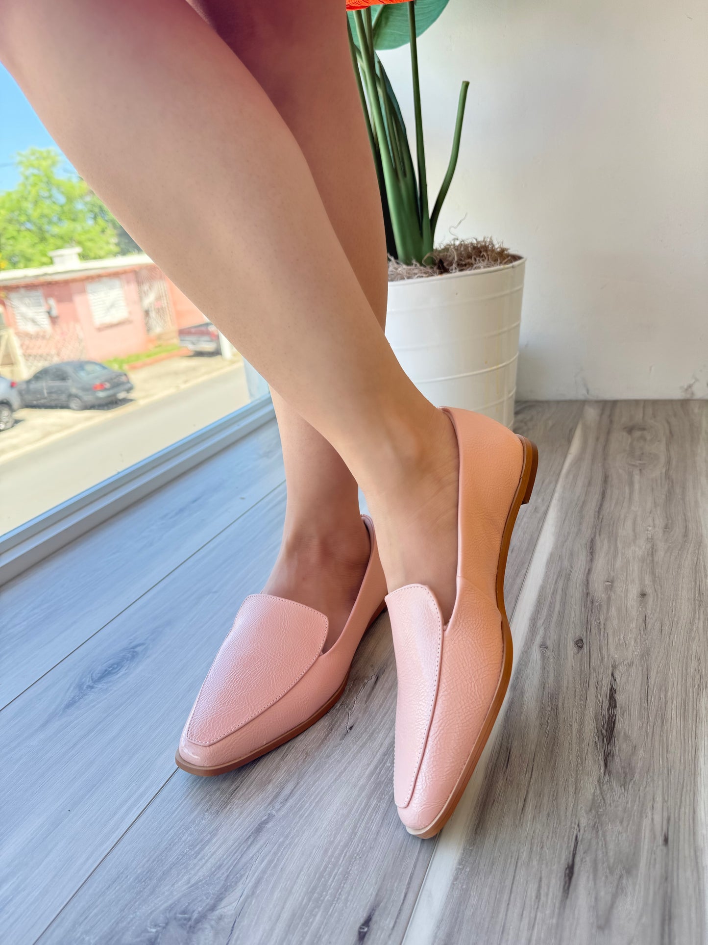 Maggy pink loafer