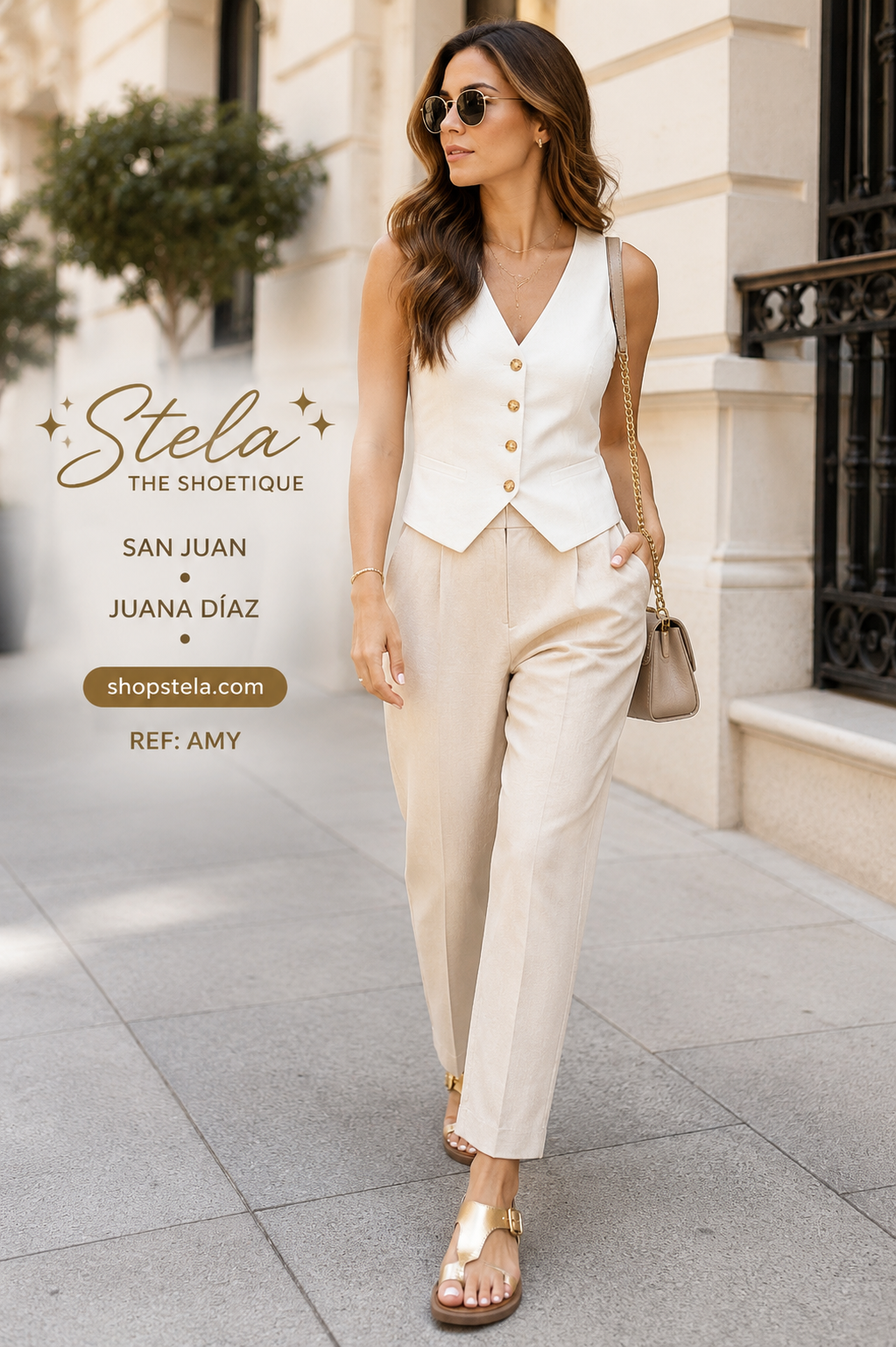 Amy gold flat 6,8