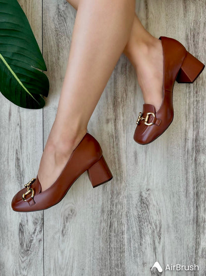 Belma brown heel