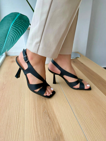 Milena black heel