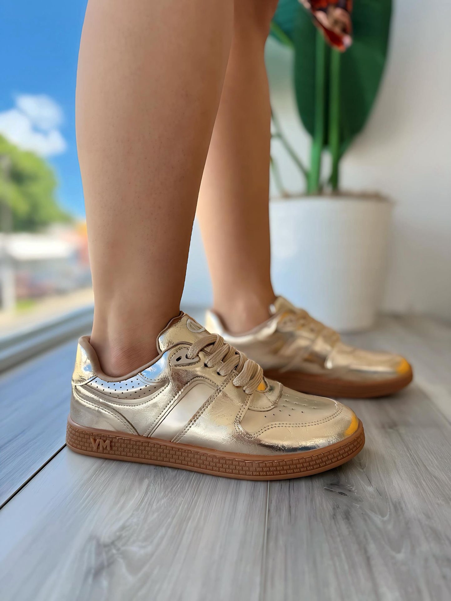 Oliver gold sneaker