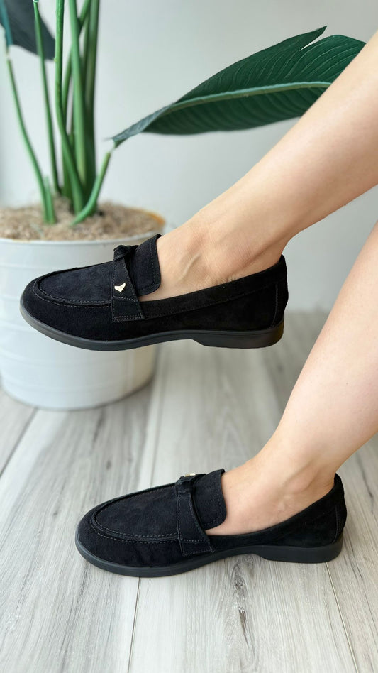 Freya black topsider