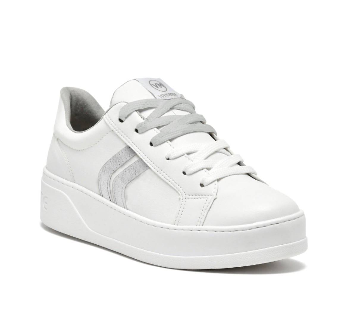 Catrina white and silver sneaker