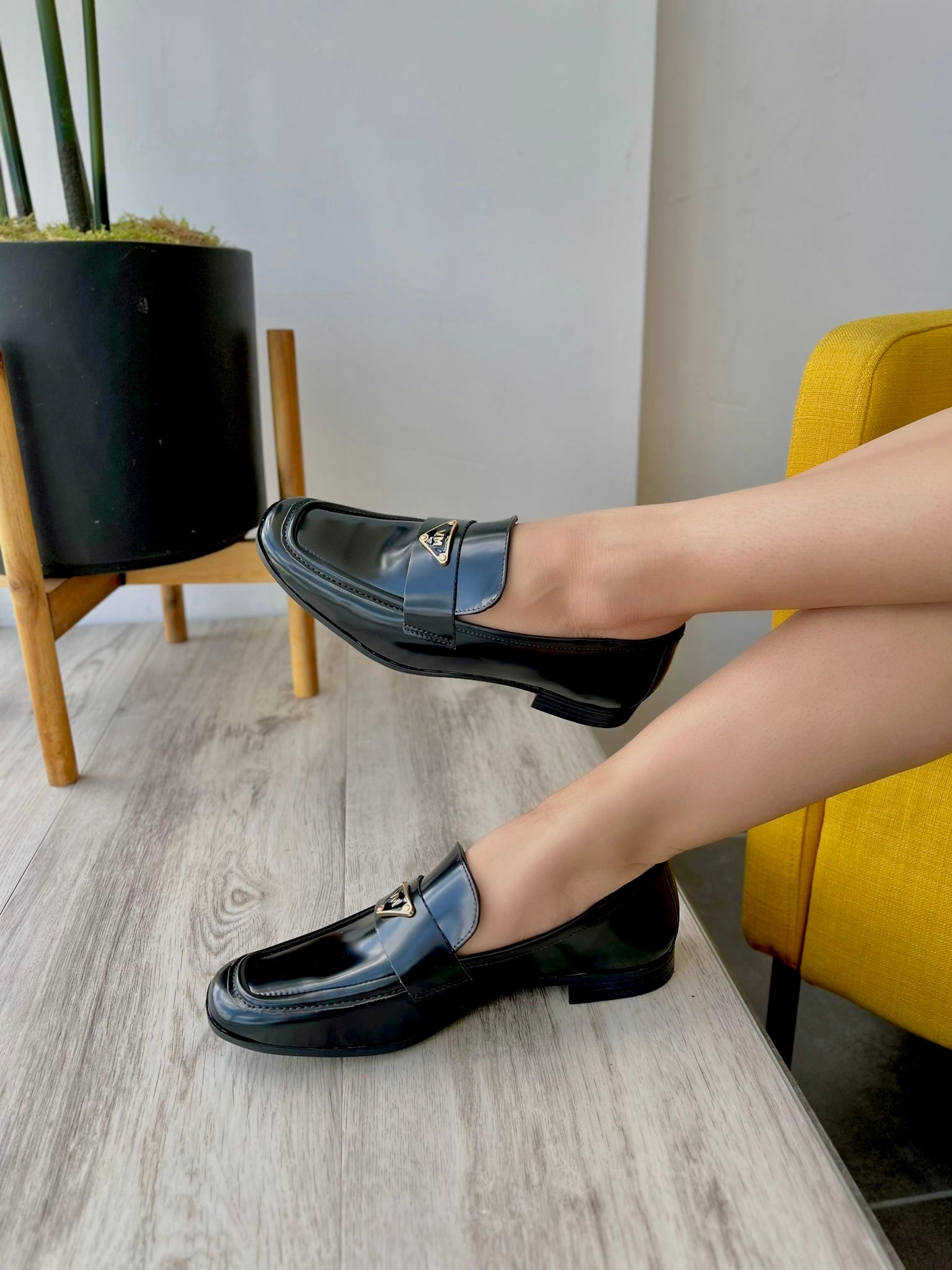 Tamara black loafer - Stela The Shoetique