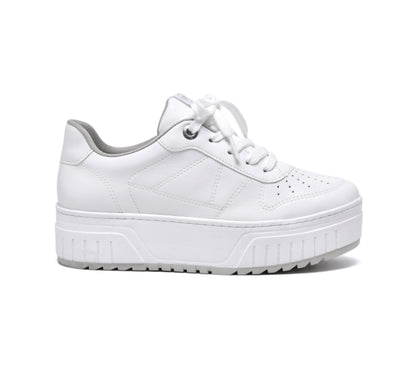 Ariel white platform sneaker - Stela The Shoetique