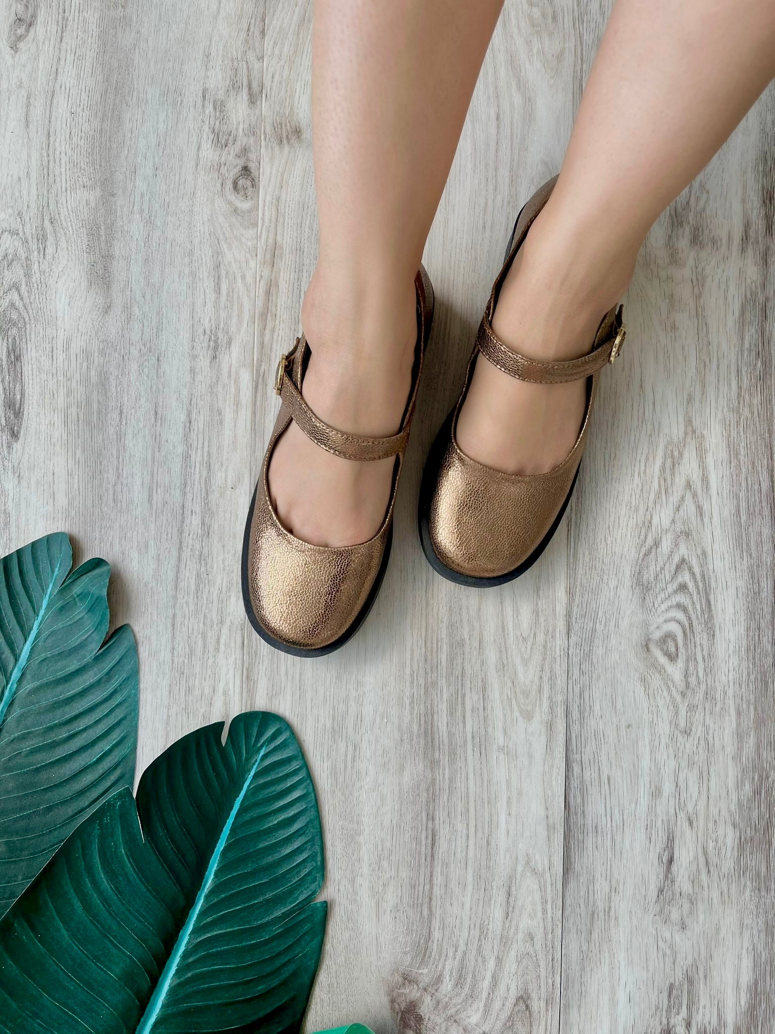 Nikita bronze loafer - Stela The Shoetique