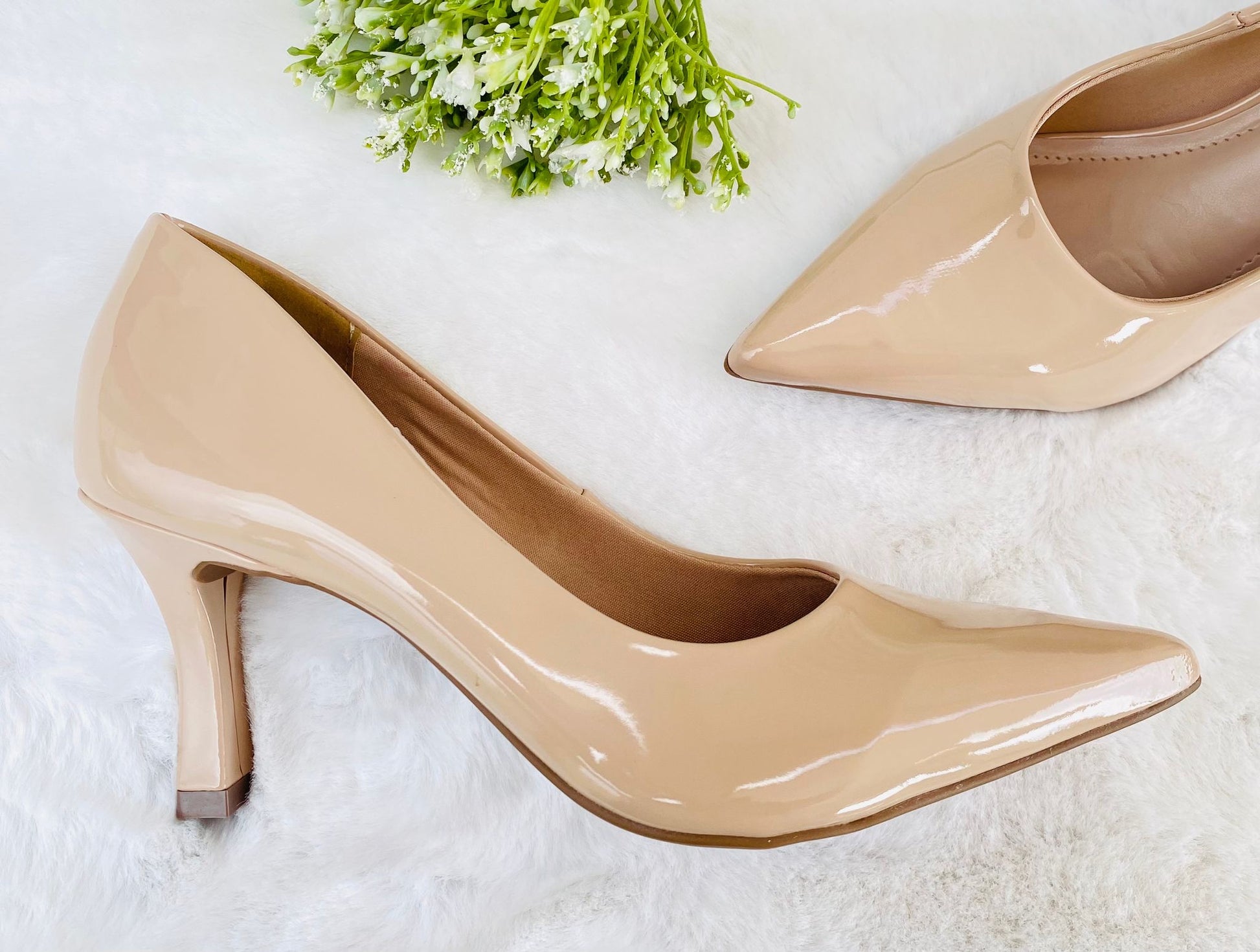 Adela beige Heel - Stela The Shoetique