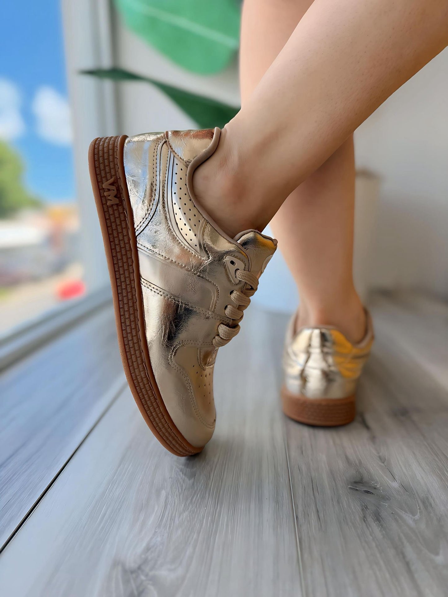 Oliver gold sneaker