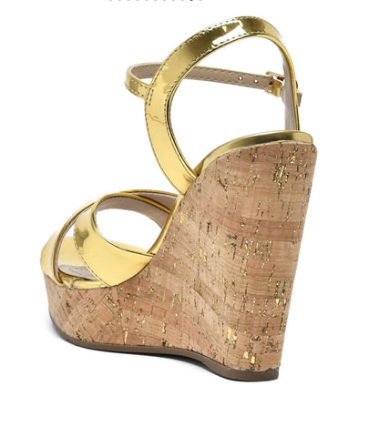 Mery Gold Wedge 8,9,10 - Stela The Shoetique