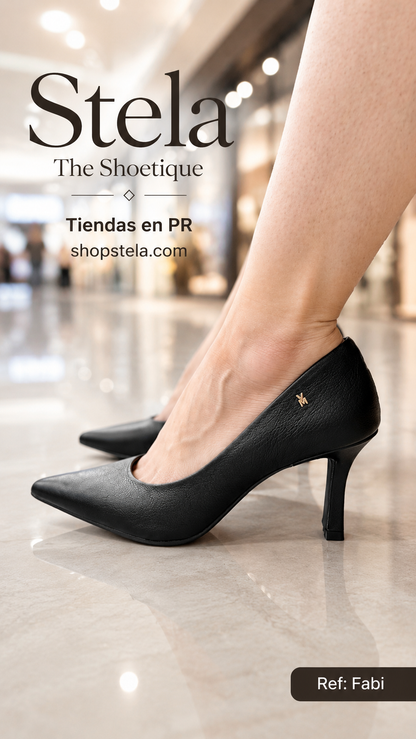 Fabi black heel