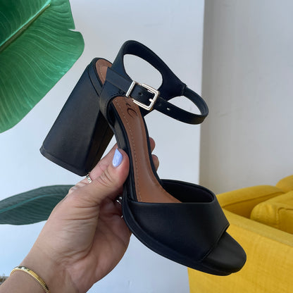 Aina black Heel - Stela The Shoetique