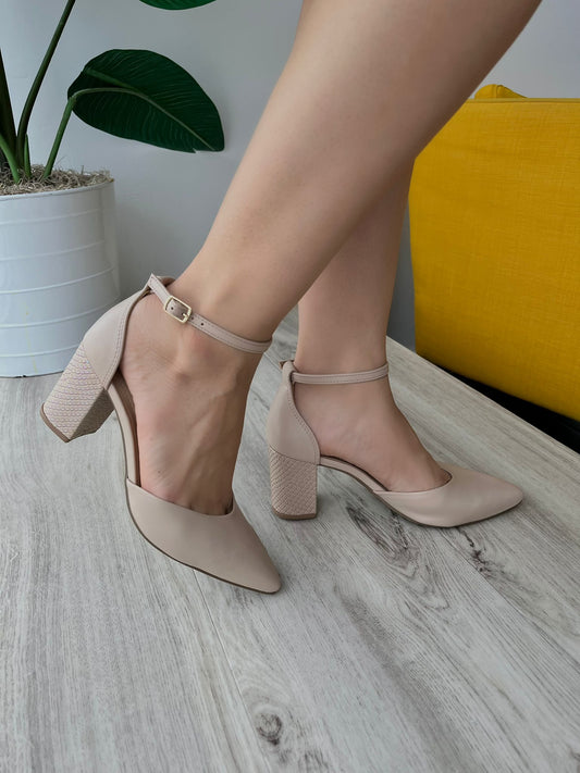 Denisse Beige Heel