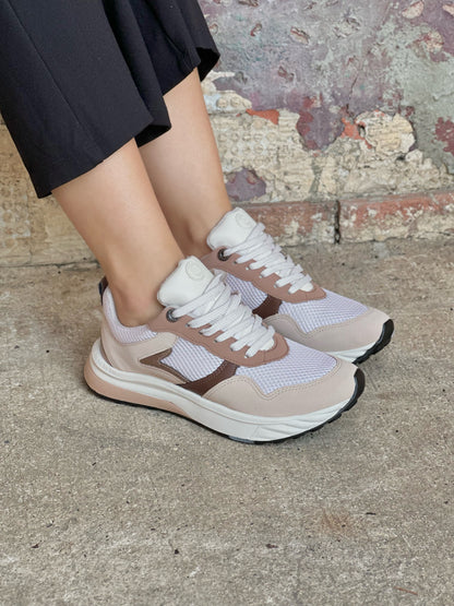 Rosalba Beige Tones Sneaker - Stela The Shoetique