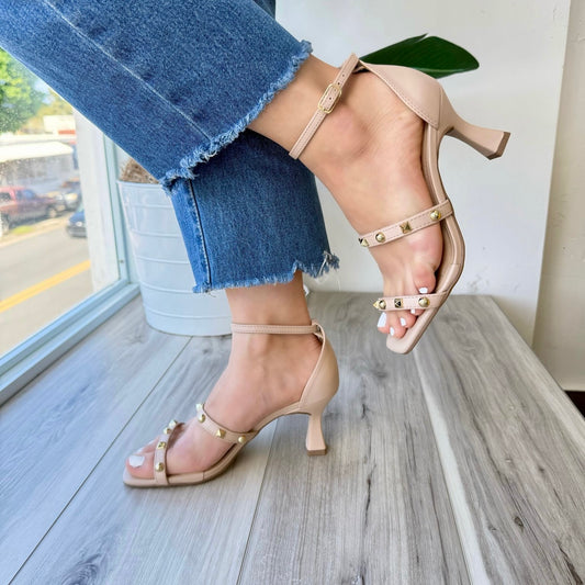 Milo beige heel