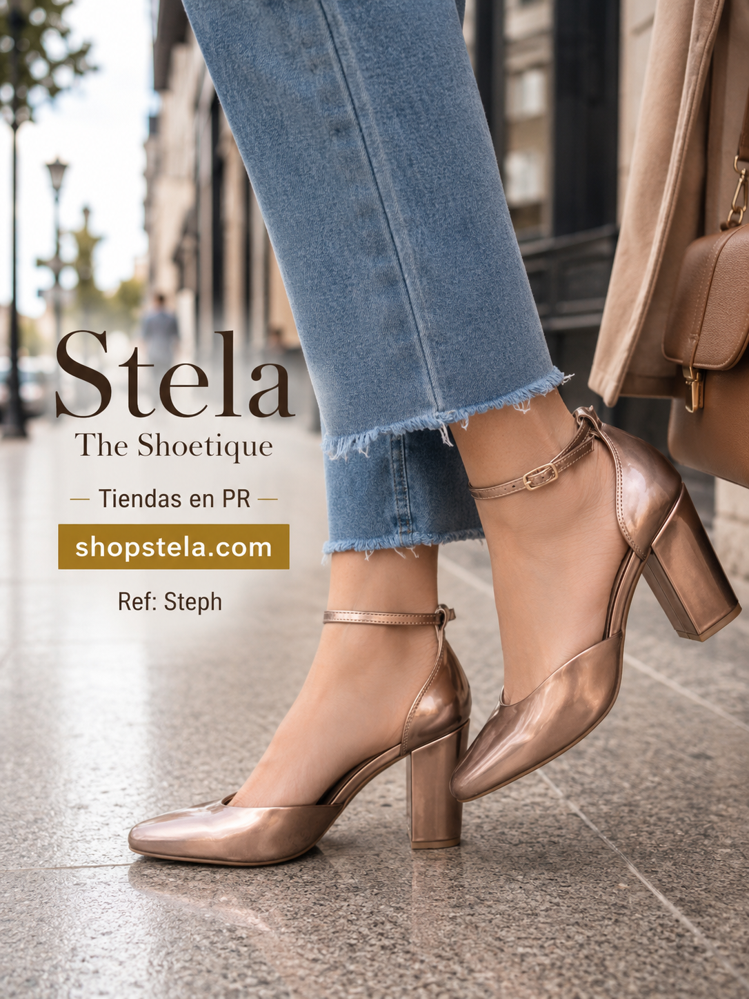 Steph bronze heel 9,10