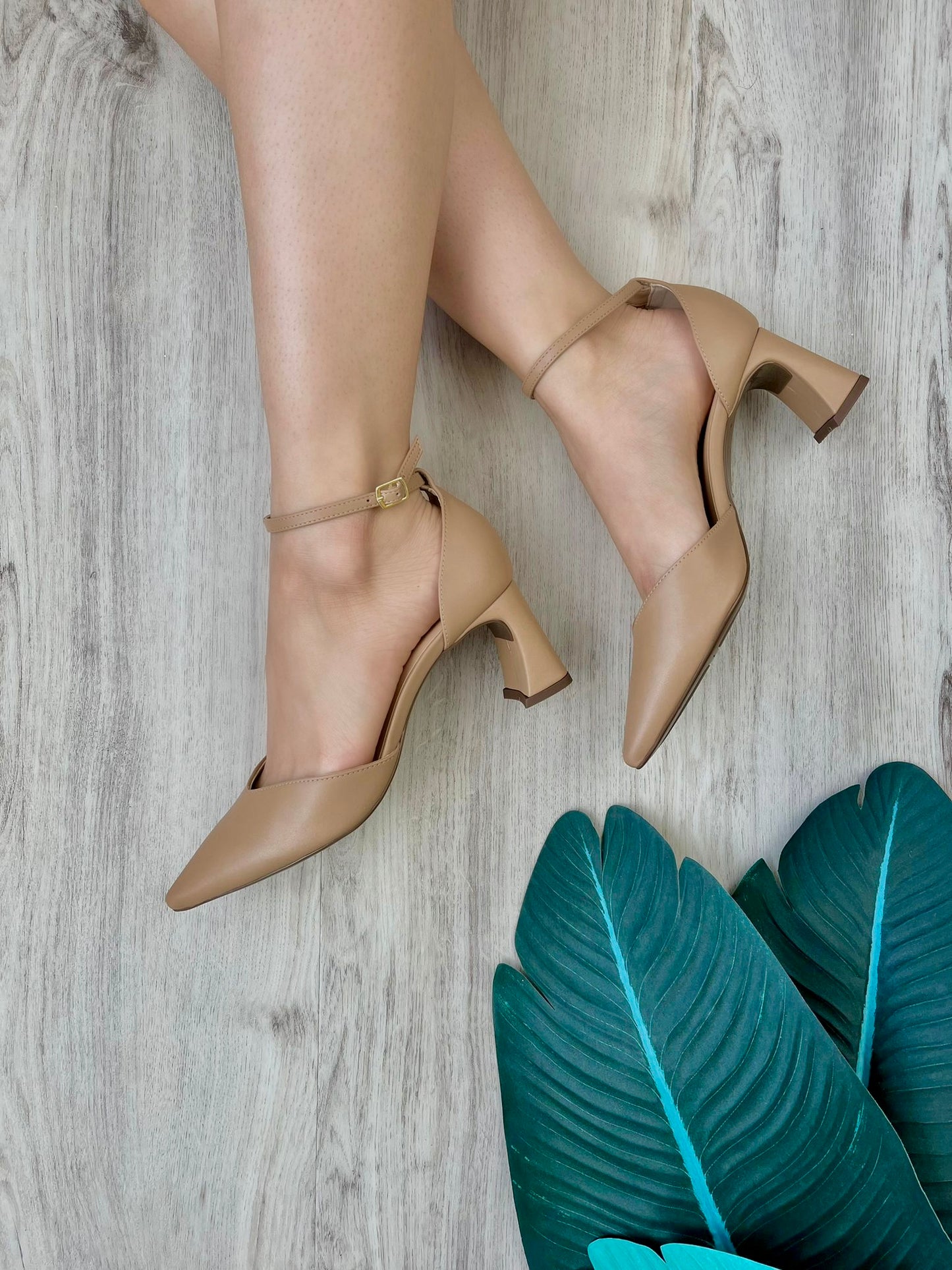 Fela beige heel