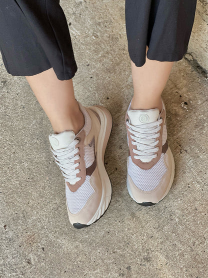 Rosalba Beige Tones Sneaker - Stela The Shoetique