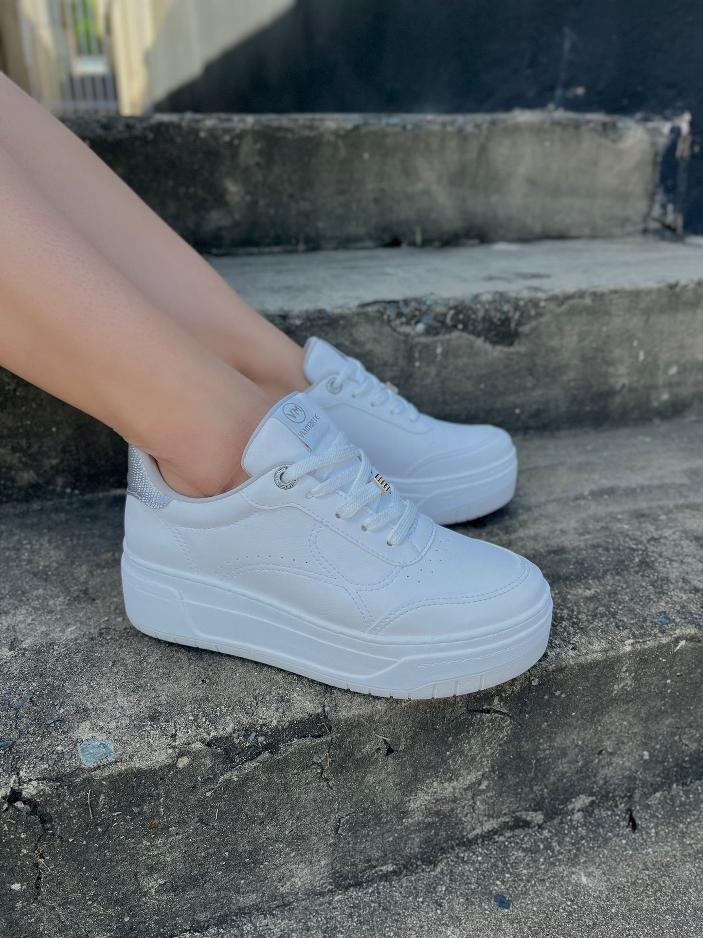 Doina Silver White Sneaker