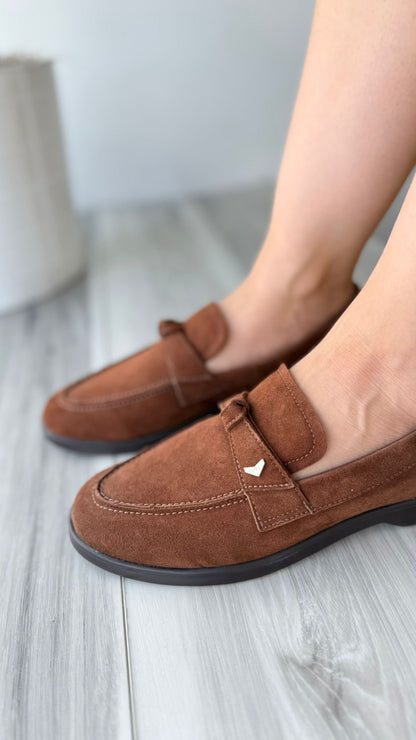 Freya dark camel topsider