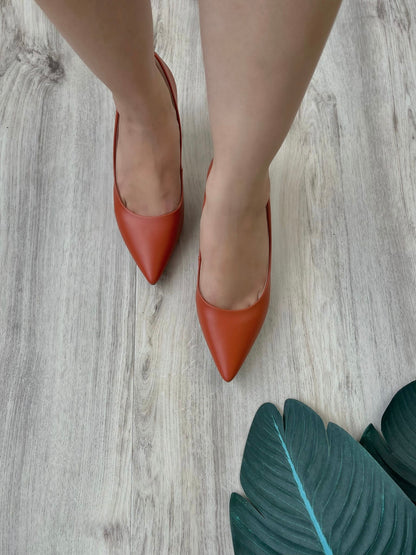 Karly orange heel