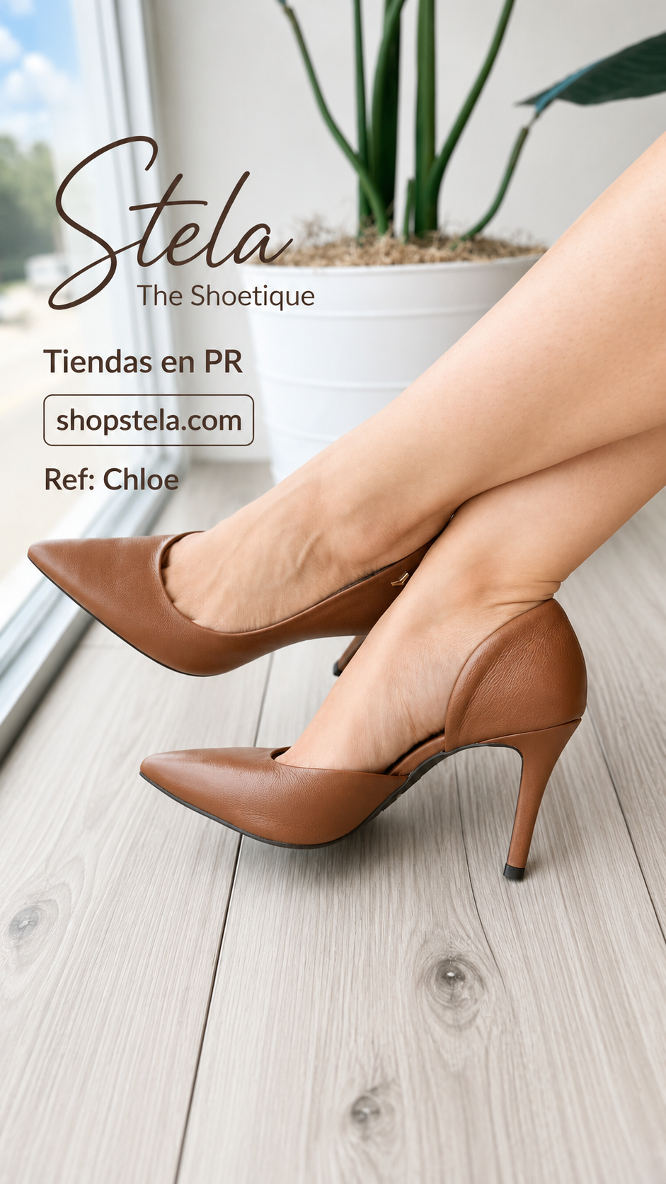 Chloe caramelo heel